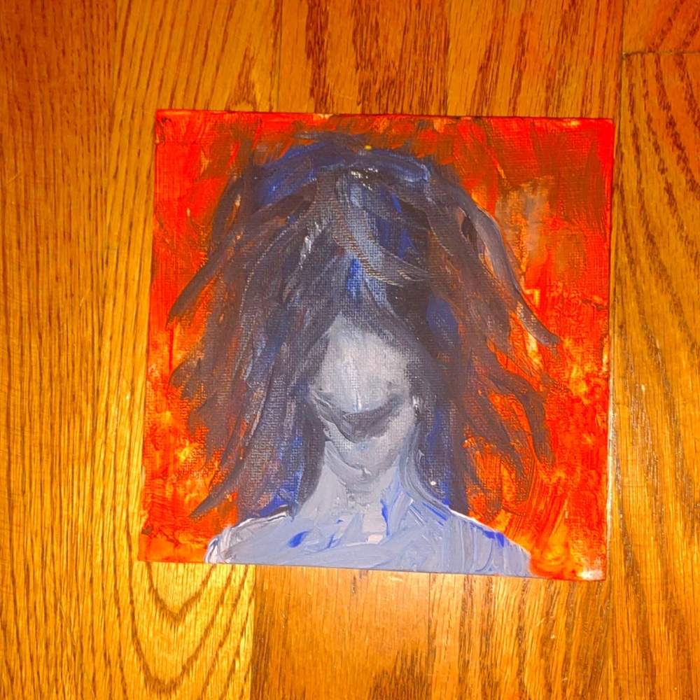 Acrylic painting original  6x6 inches